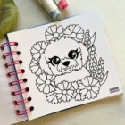 macailustra – huellitas libro para colorear – libro coloring Chile