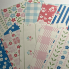Pack Picnic Floral de papeles decorativos para journaling – 10 diseños